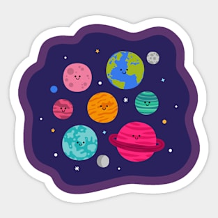 Planets Sticker